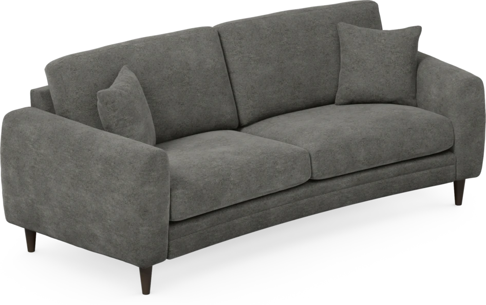 Eden - 2,5-sits soffa svängd - Grå