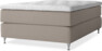 Delux Exclusive - Kontinentalsäng, enkelsäng 140 cm med bäddmadrass - Beige