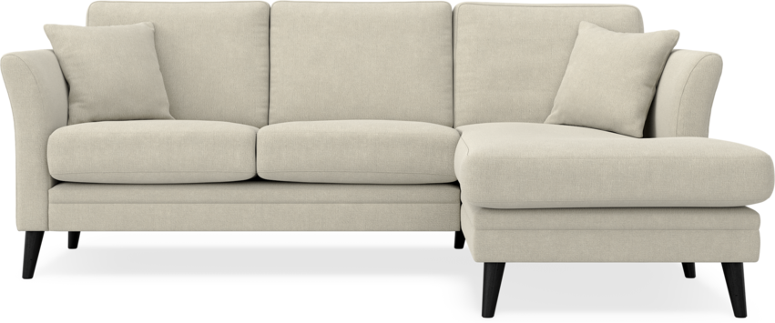 Eden - 2-sits soffa med schäslong - Beige