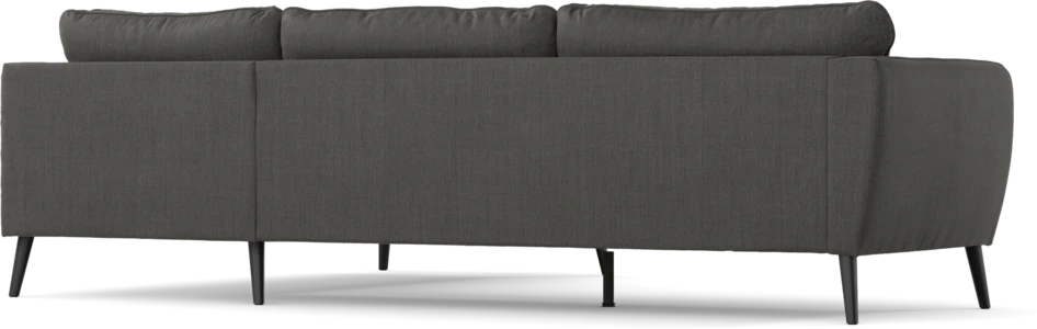 County - 2,5-sits soffa med divan höger - Grå
