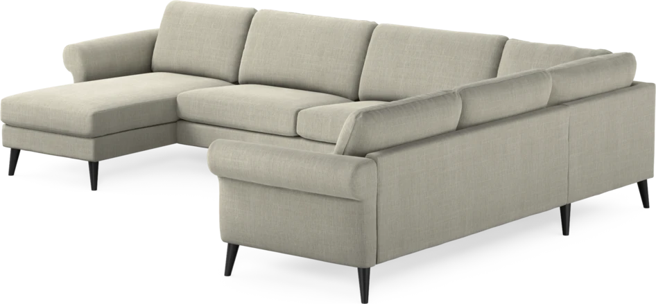 Bridge - Hörnsoffa, 3+2-sits med schäslong vänster - Beige