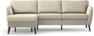 County - 3-sits soffa med flyttbar schäslong - Beige