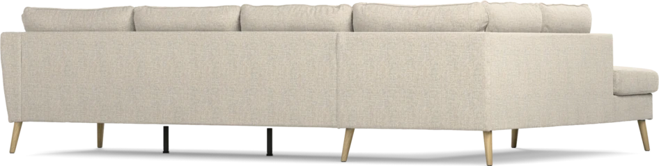 County - 3-sits soffa med divan vänster - Beige