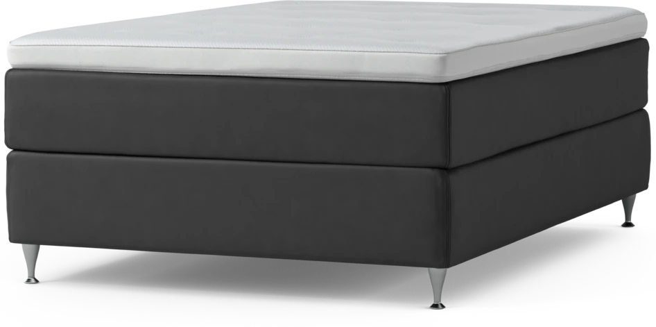 Delux Exclusive - Kontinentalsäng, enkelsäng 140 cm med bäddmadrass och sängben