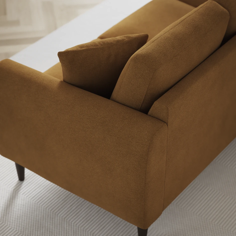 Eden - 2,5-sits soffa - Gul