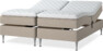 Delux Sense - Ställbar säng, dubbelsäng med bäddmadrass - Beige