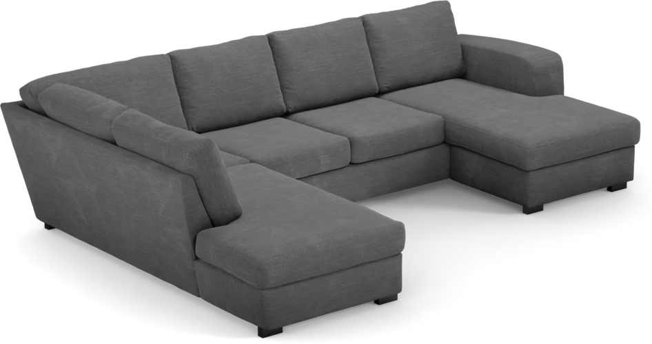 Friday - 3-sits soffa med divan vänster och schäslong höger - Grå