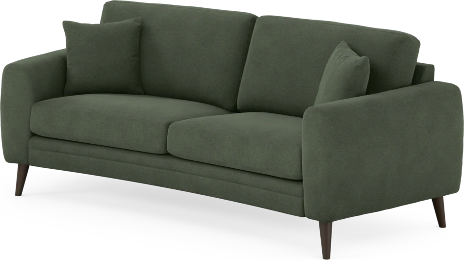 Eden - 2,5-sits soffa svängd - Grön