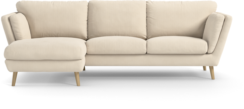 Madison Lux - 2-sits soffa med schäslong vänster - Beige