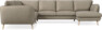 Madison Lux - Hörnsoffa med schäslong höger - Beige