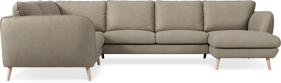Madison Lux - Hörnsoffa med schäslong höger - Beige