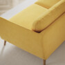 Madison Lux - 2-sits soffa med divan höger - Gul