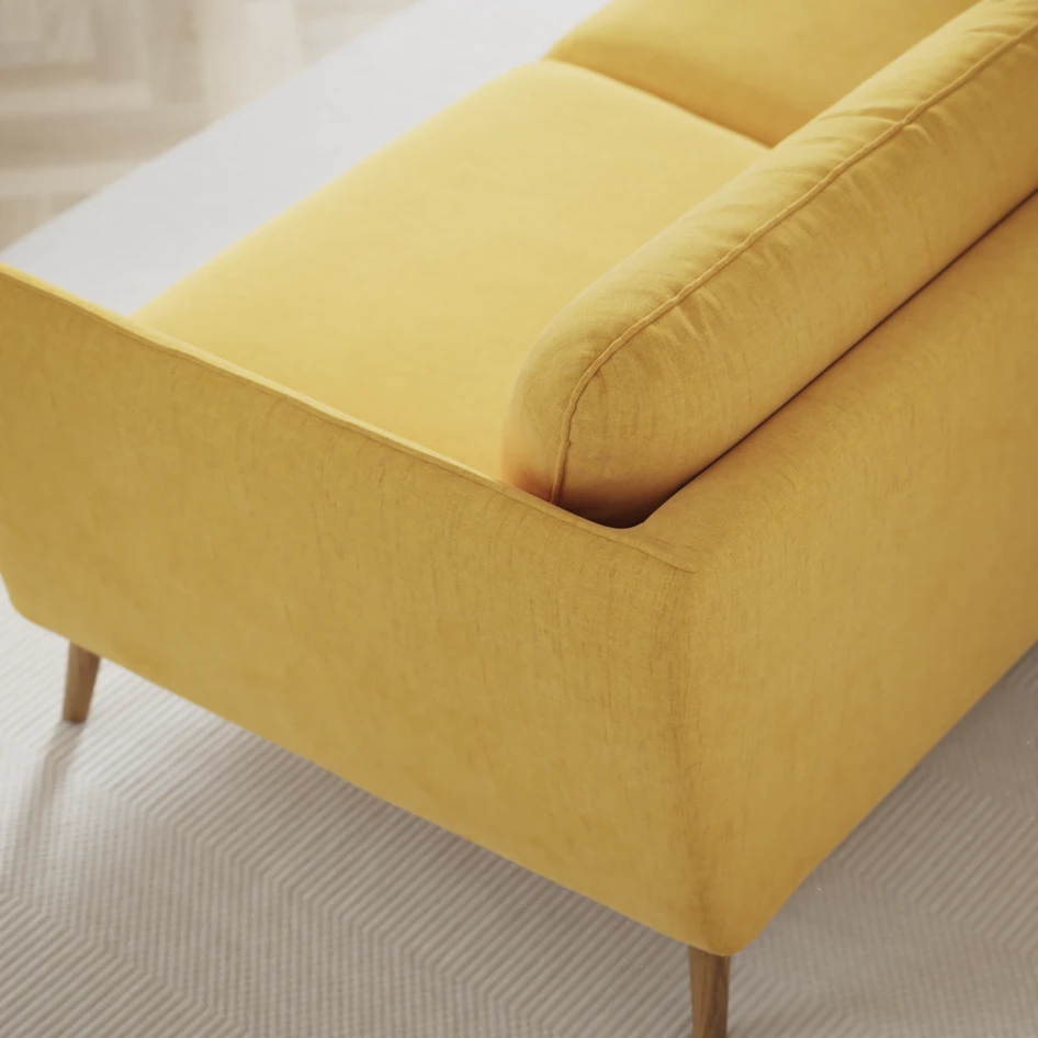 Madison Klädsel - Klädsel till 2-sits soffa - Gul