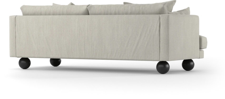 Harper - 3-sits soffa, hel dyna - Beige