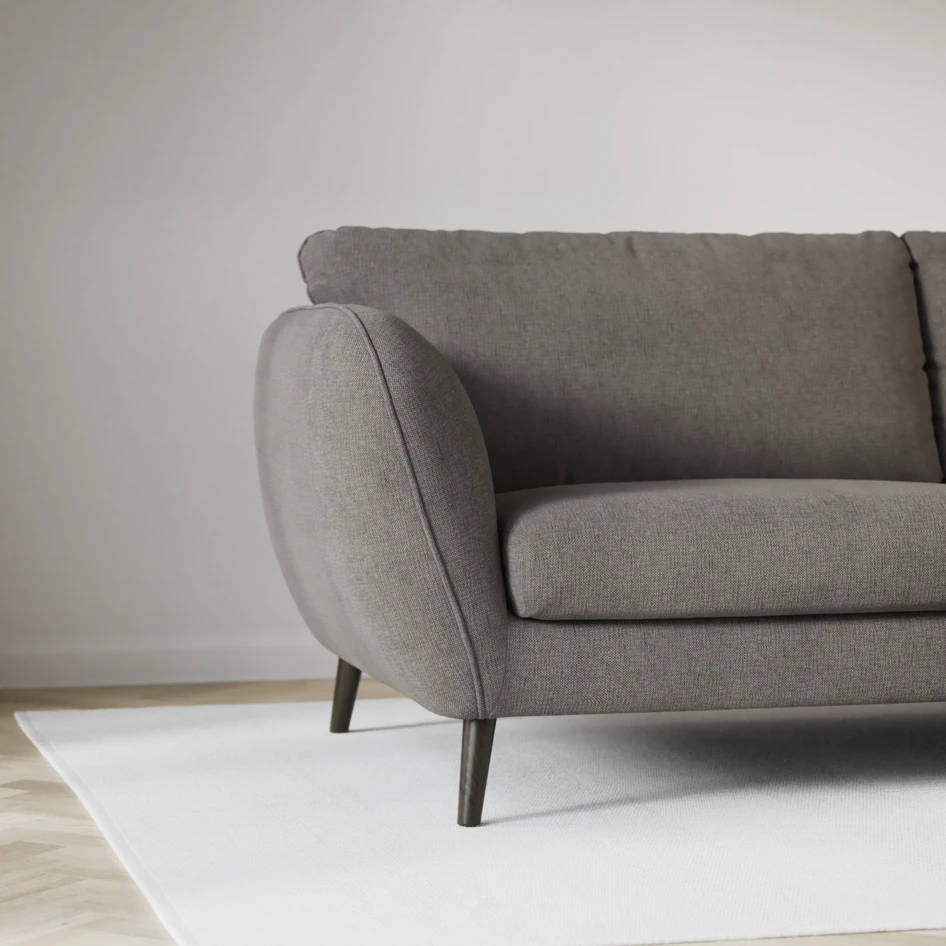 Madison - 2-sits soffa med divan vänster och schäslong höger - Brun