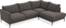 Impression Delux - 3-sits soffa med divan höger - Grå