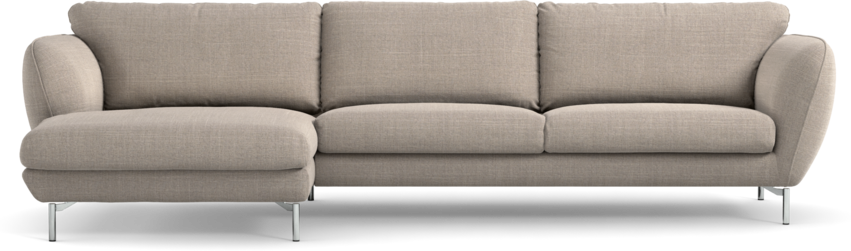 Madison Lux - 3-sits soffa med schäslong vänster - Beige