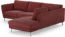 Madison - 2-sits soffa med divan höger - Rosa