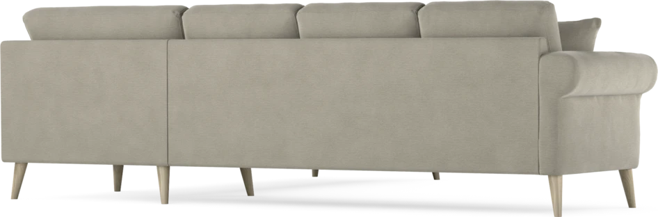 Eden - Hörnsoffa, 3+3-sits - Brun