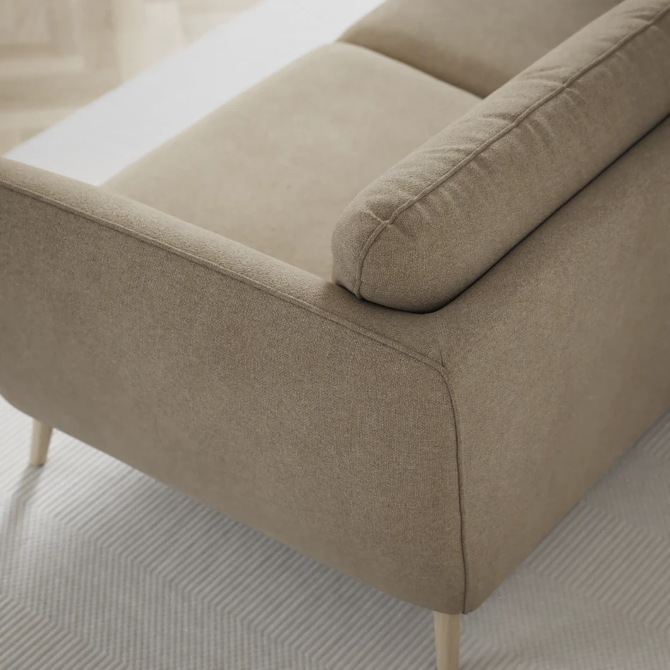 Madison - 3-sits soffa med schäslong höger - Beige