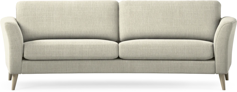 Bridge - 3-sits soffa svängd - Beige