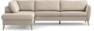 County - 2,5-sits soffa med divan vänster - Beige