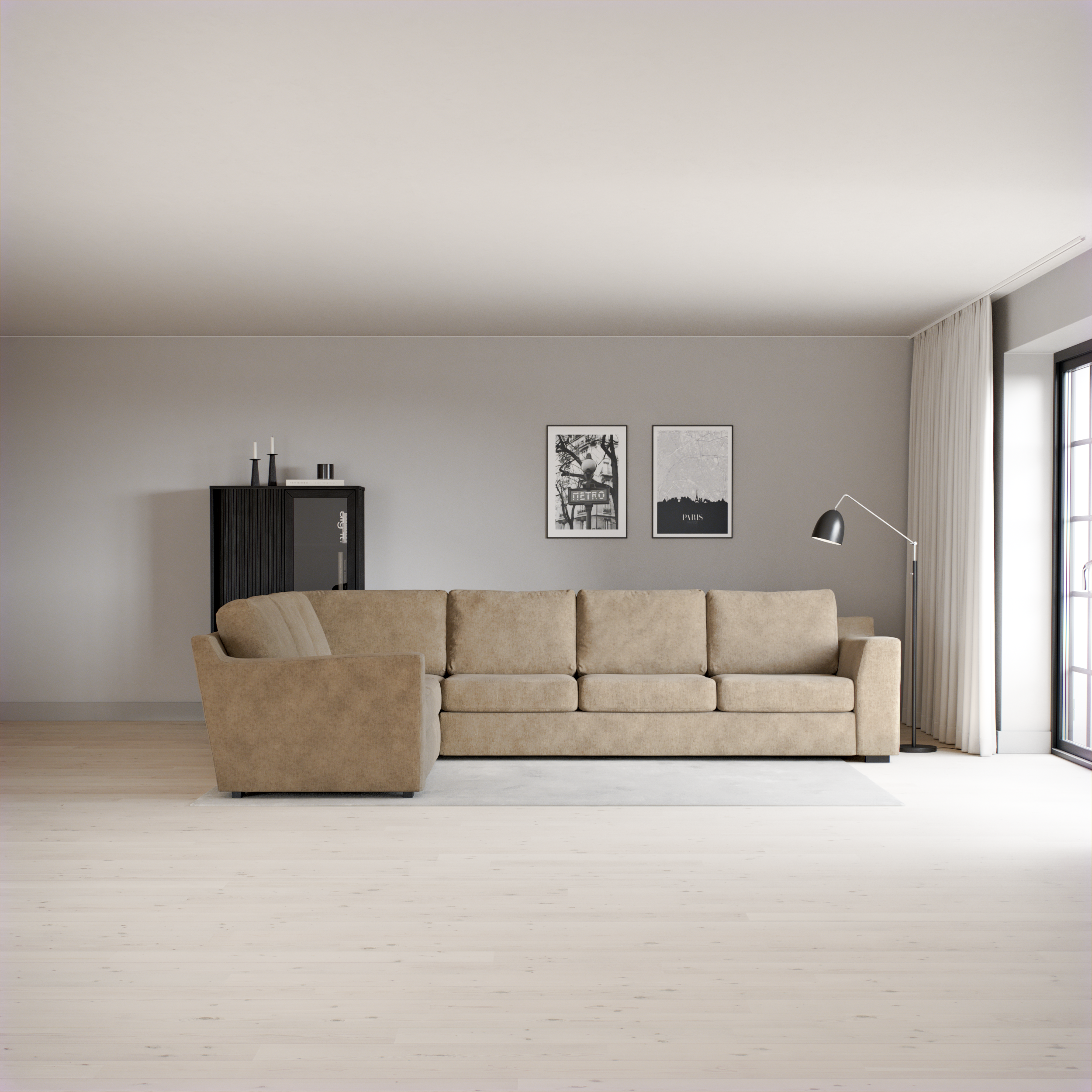 Friday - Hörnsoffa, 2+3-sits - inspiration