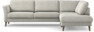 Bridge - 3-sits soffa med divan höger - Grå