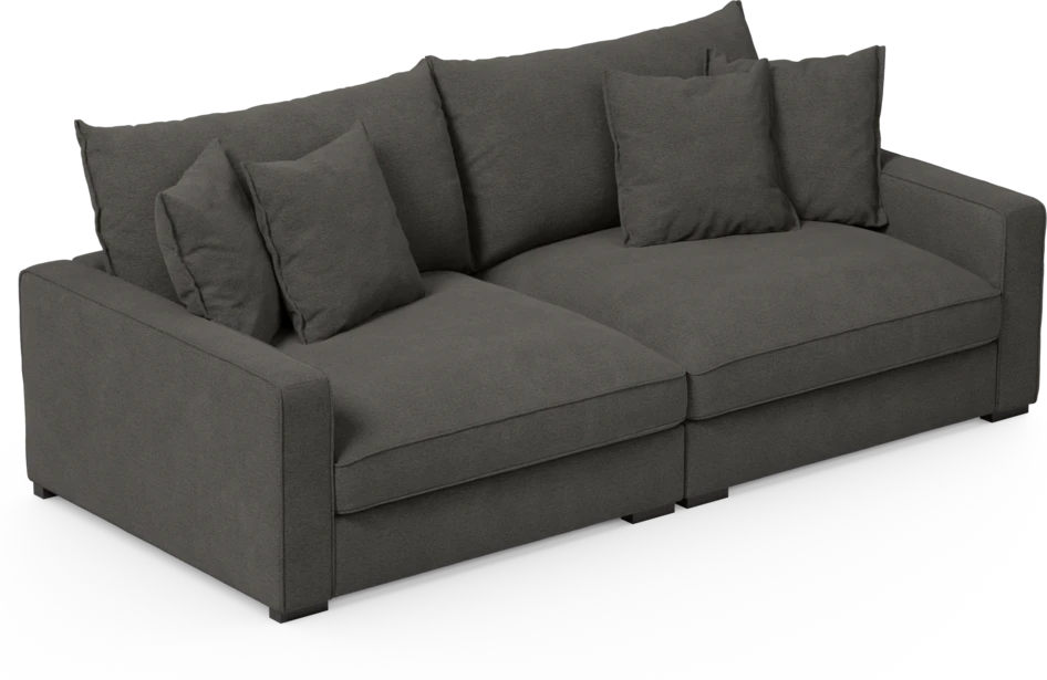 Rossi - 3-sits soffa - Brun