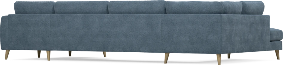 Bridge - 3-sits soffa med divan vänster och schäslong höger - Blå