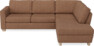Friday - 2,5-sits soffa med divan höger - Orange