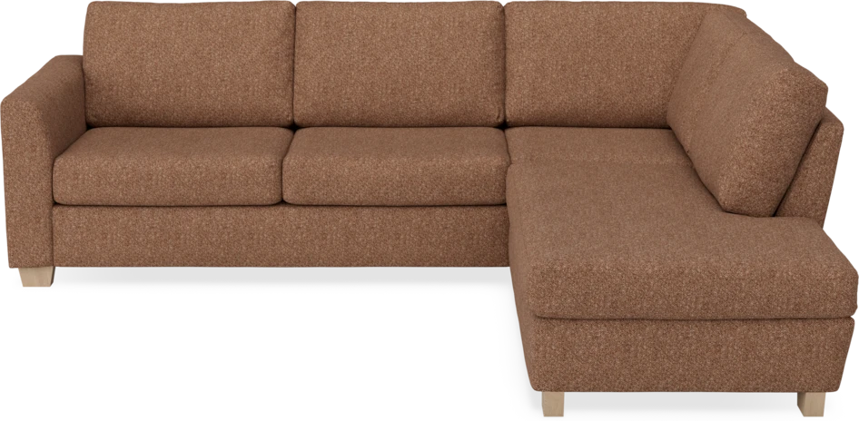 Friday - 2,5-sits soffa med divan höger - Orange