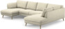 Madison Lux - 2-sits soffa med schäslong vänster och divan höger - Vit