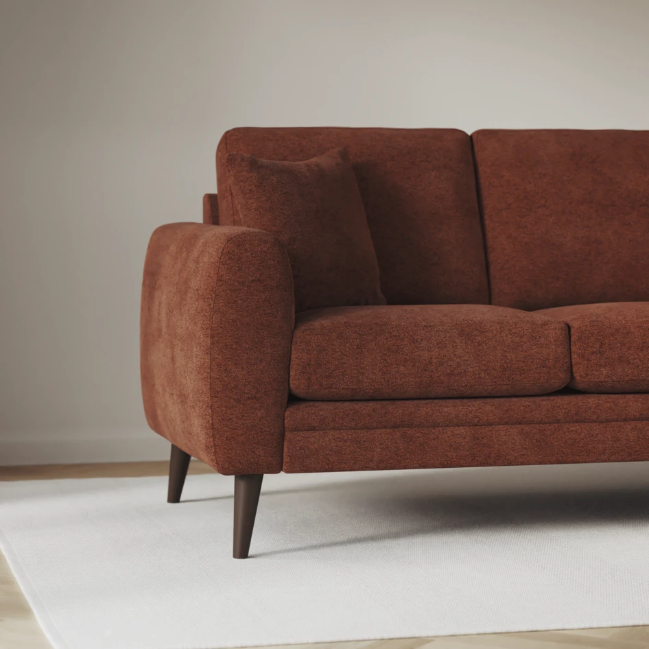 Eden - 3-sits soffa - Orange
