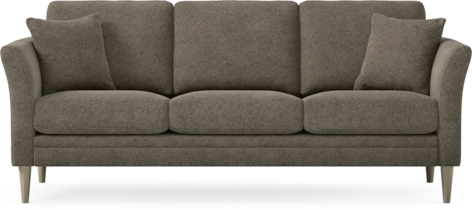 Eden - 3-sits soffa - Brun
