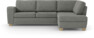 Friday - 2,5-sits soffa med divan höger - Grå