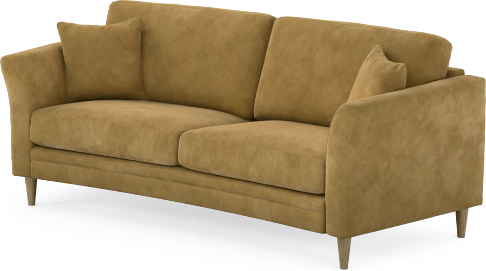 Eden - 2,5-sits soffa svängd - Gul