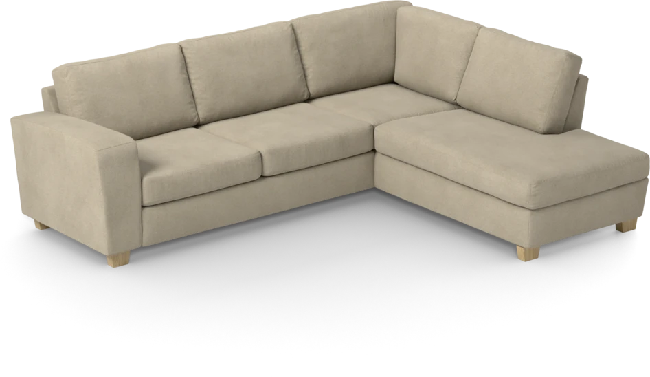 Friday - 2,5-sits soffa med divan höger - Beige