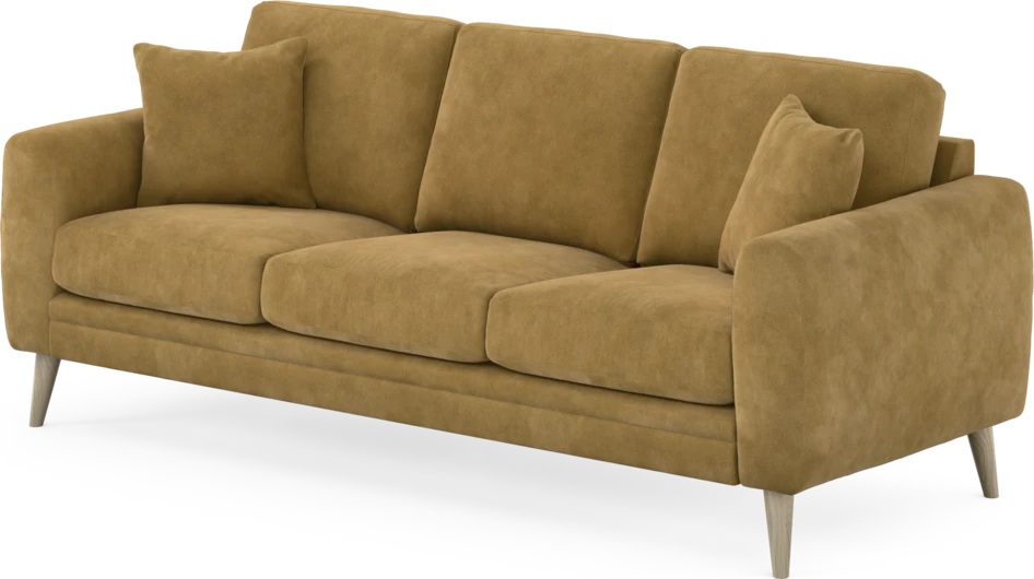 Eden - 3-sits soffa - Gul