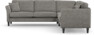 Eden - Hörnsoffa 2,5+2,5 - Grå