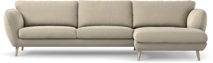 Madison - 3-sits soffa med schäslong höger - Beige