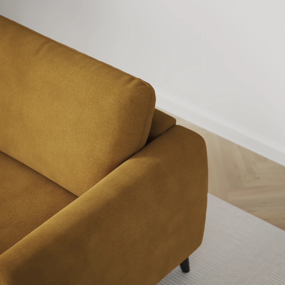 Bridge - 2-sits soffa - Gul