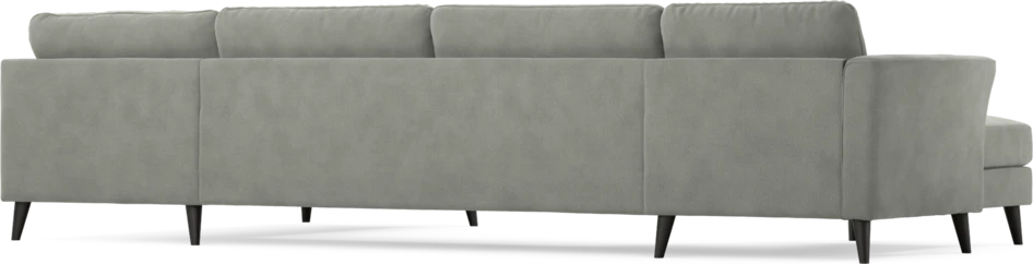 Bridge - 3-sits soffa med schäslong vänster och divan höger - Grå