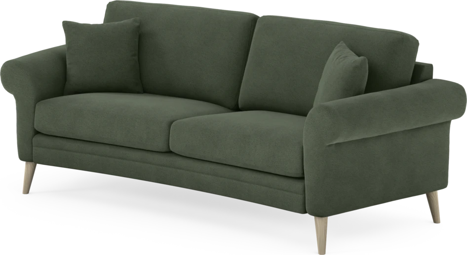 Eden - 2,5-sits soffa svängd - Grön