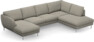 Madison Lux - 2-sits soffa med schäslong vänster och divan höger - Grå