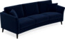Eden - 3-sits soffa svängd - Blå