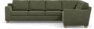 Friday - Hörnsoffa, 3+2-sits - Grön
