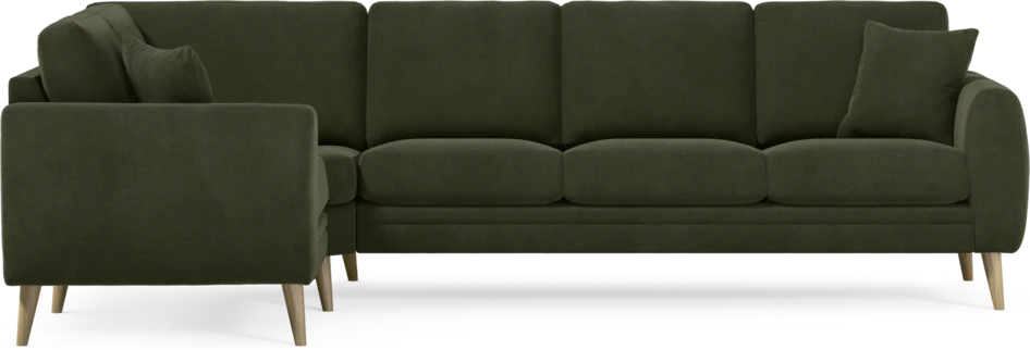 Eden - Hörnsoffa, 1+3-sits - Grön