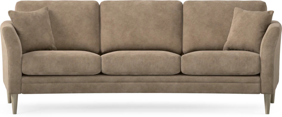 Eden - 3-sits soffa svängd - Beige