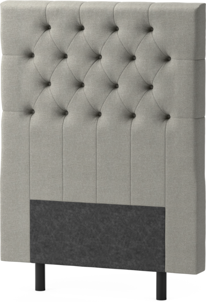 Delux Pikerad XL - Sänggavel, 90-210 cm - Grå